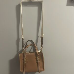 Zara brown tote purse